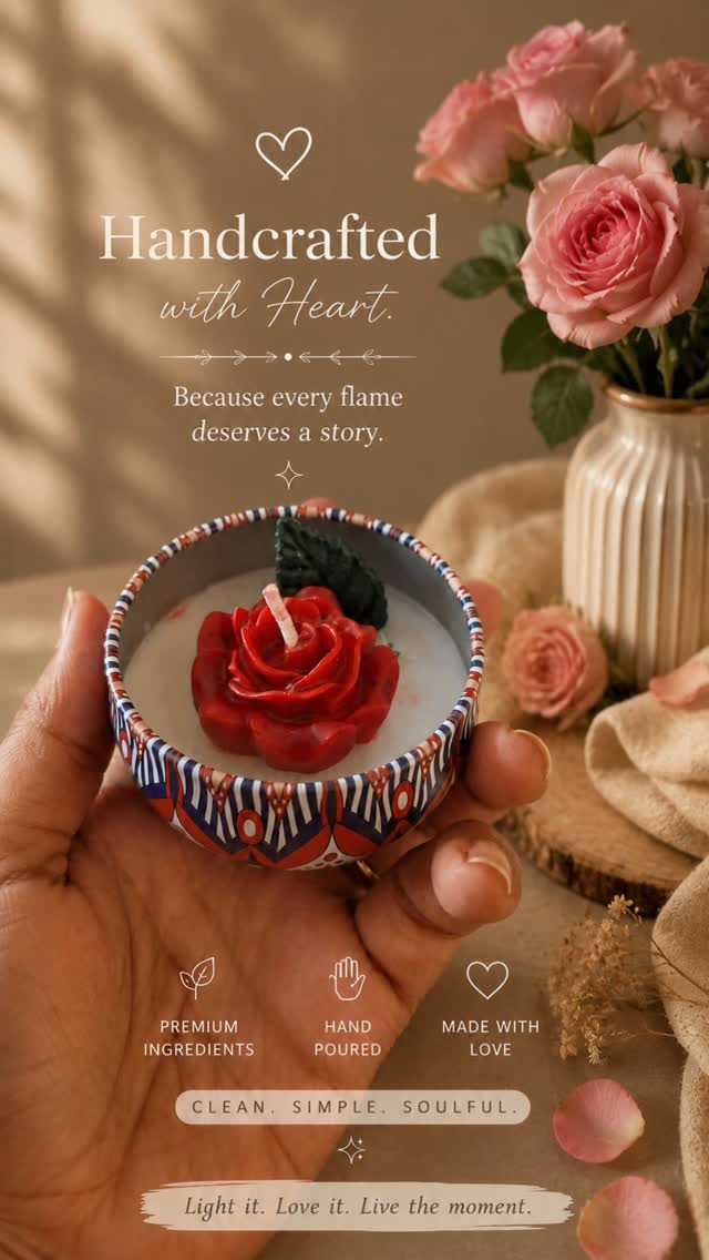 Hand-poured candle