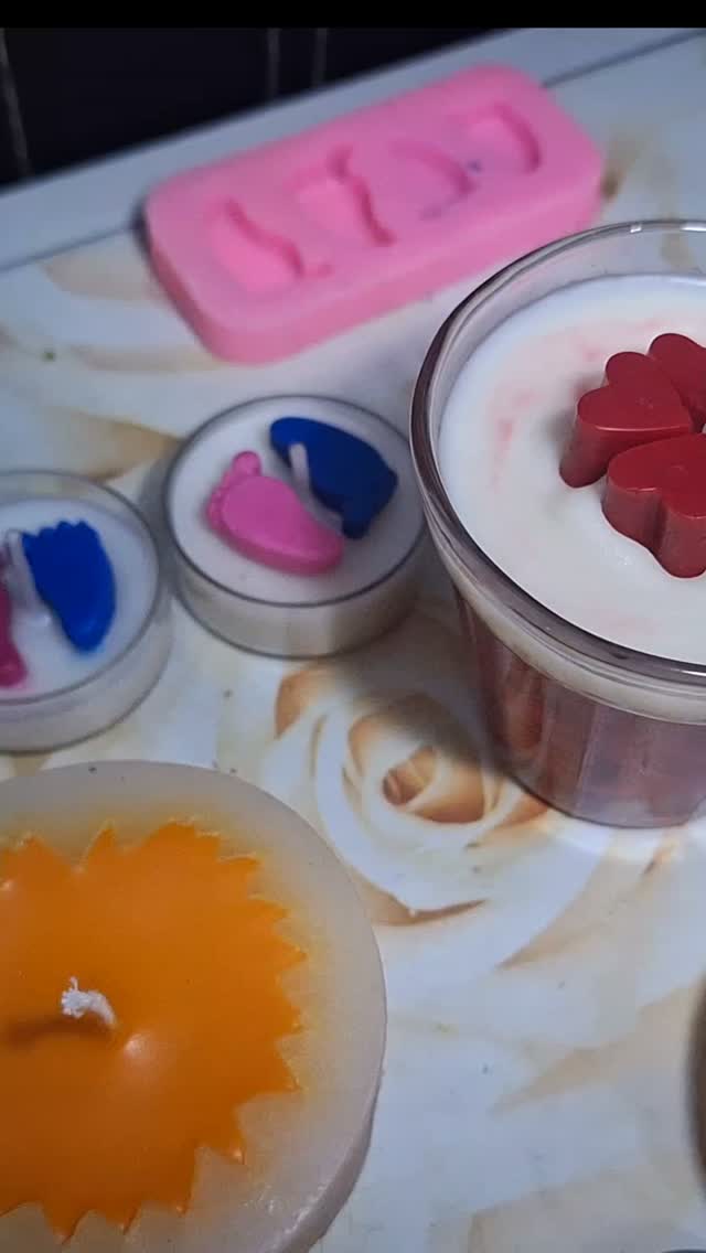 Sunflower candle